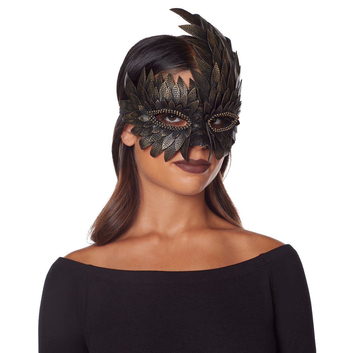 Owl Masquerade Eye Mask BLACK/GOLD