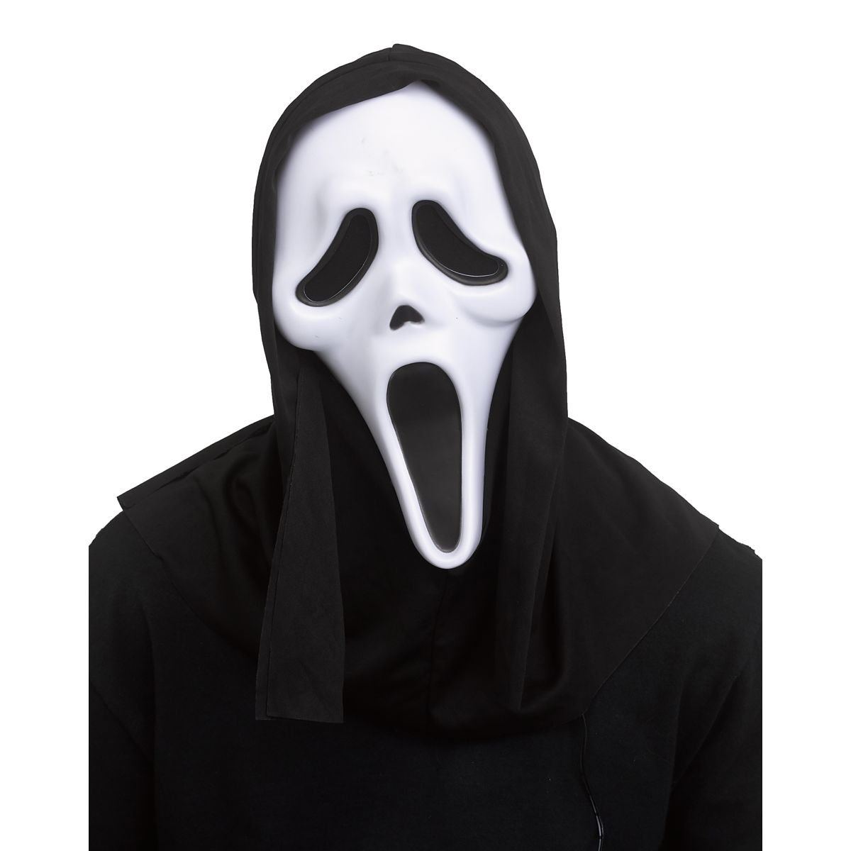 Light-Up Ghost Face Color Changing Half Mask MULTI-COLOR