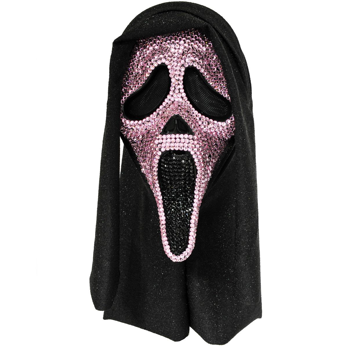 Ghost Face Pink Bling  Mask PINK