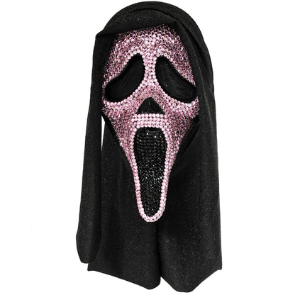 Ghost Face Pink Bling  Mask PINK