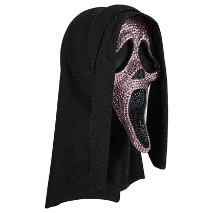 Ghost Face Pink Bling  Mask PINK