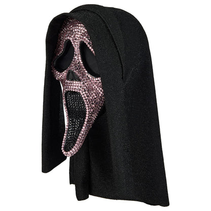 Ghost Face Pink Bling  Mask PINK