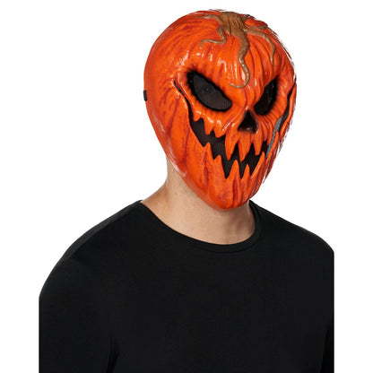 Evil Jack-O-Lantern Half Mask