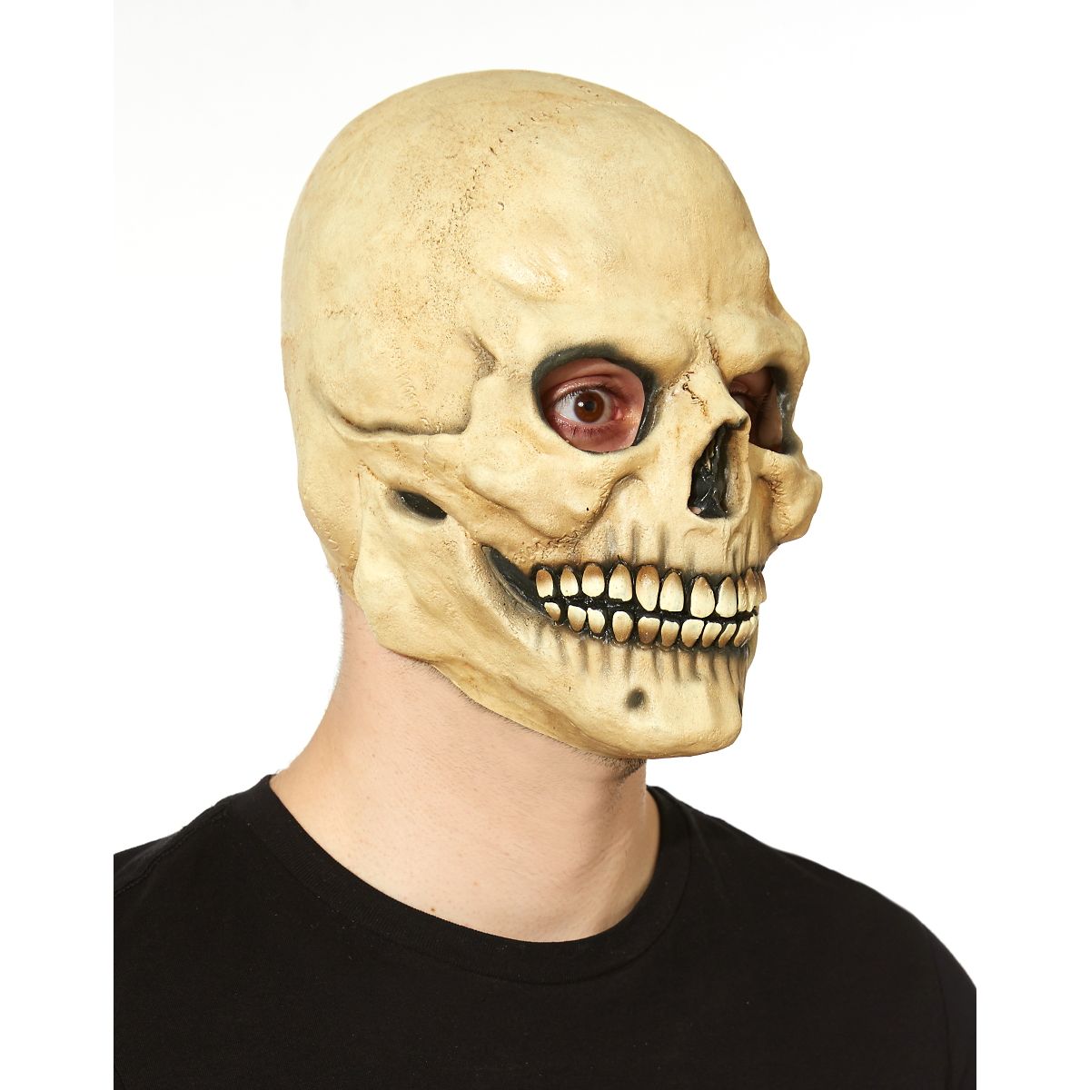 Over the Head Bone Skull Mask