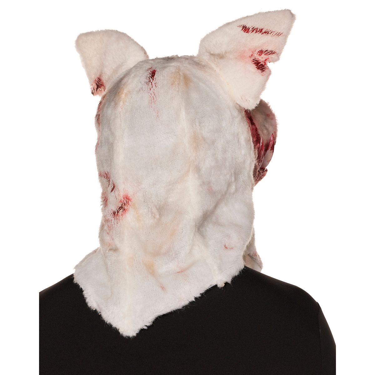 Moving Mouth Bloody Pig Full Mask WHITE