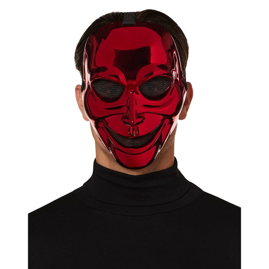 Sinister Ghost Half Mask RED