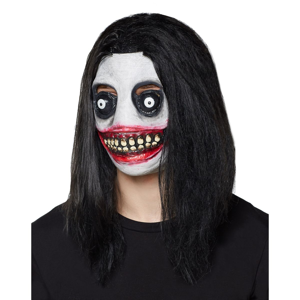 Demented Grinning Killer Half Mask