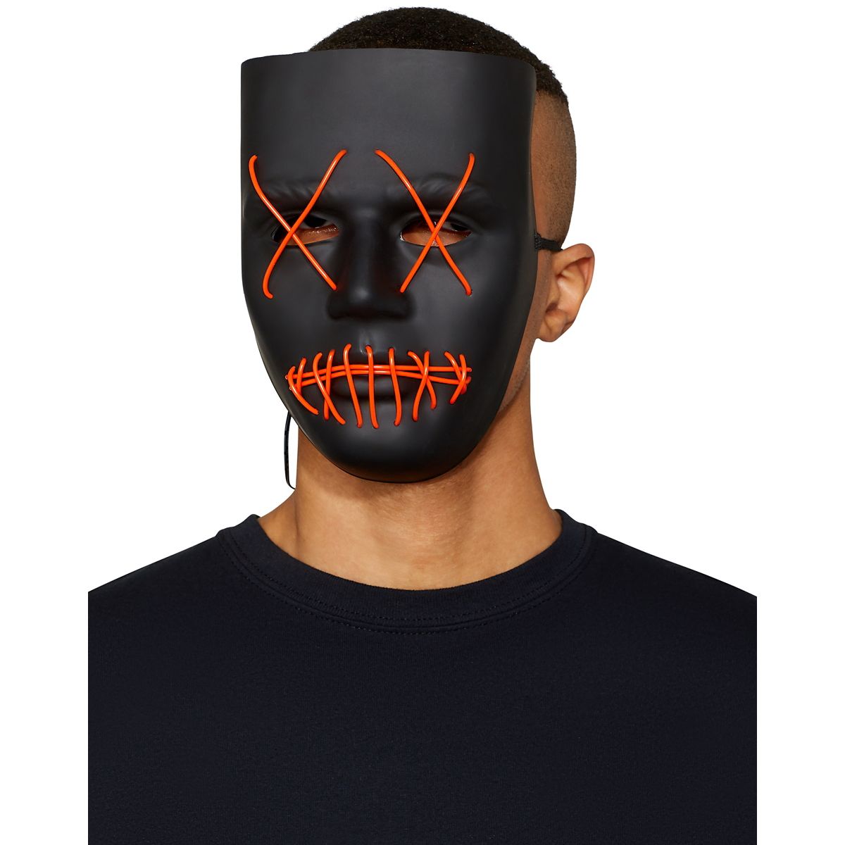 Light-Up EL Wire X Eyes Mask