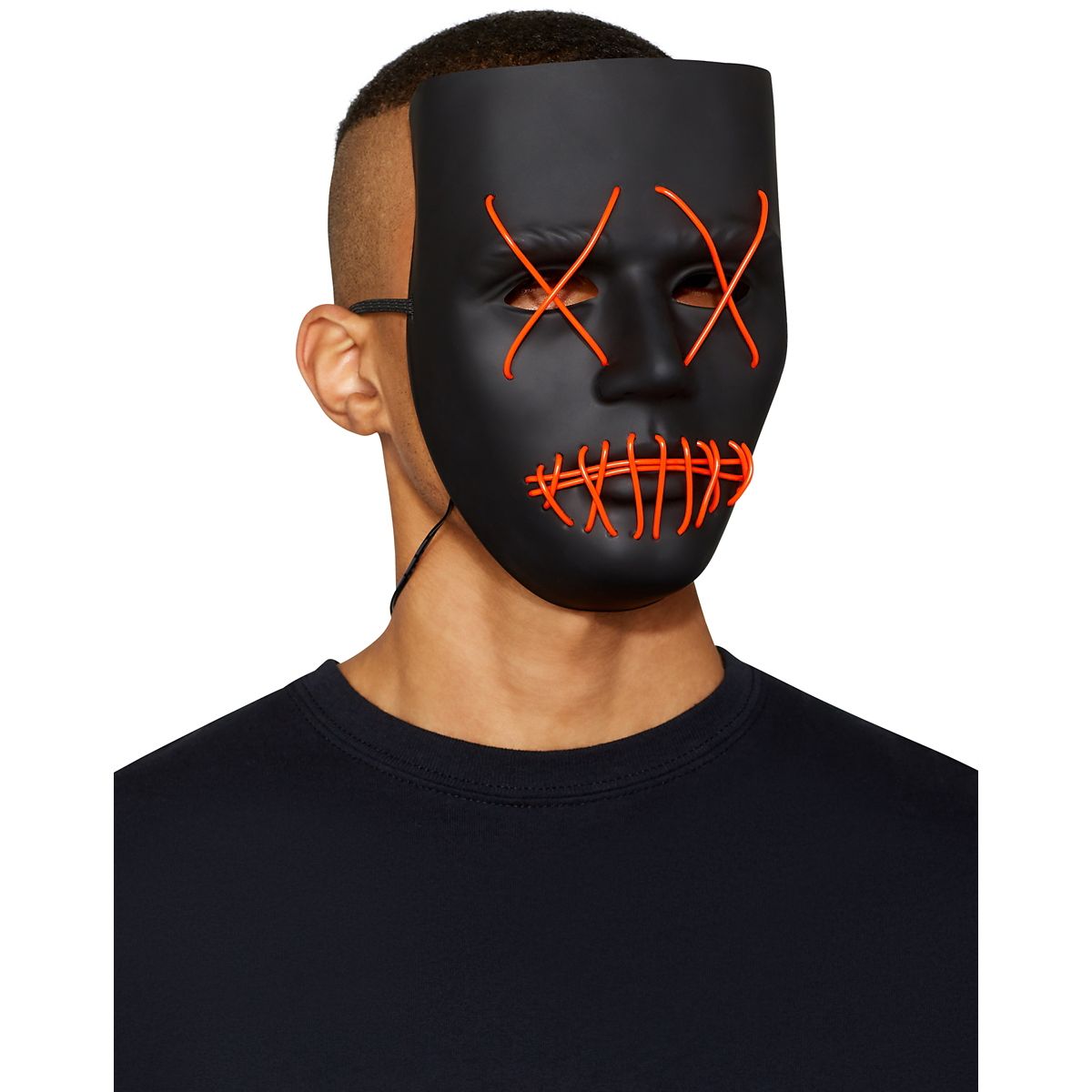 Light-Up EL Wire X Eyes Mask
