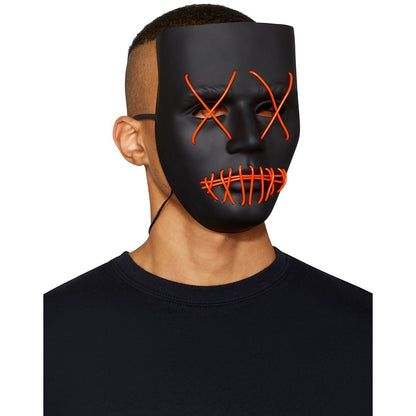 Light-Up EL Wire X Eyes Mask