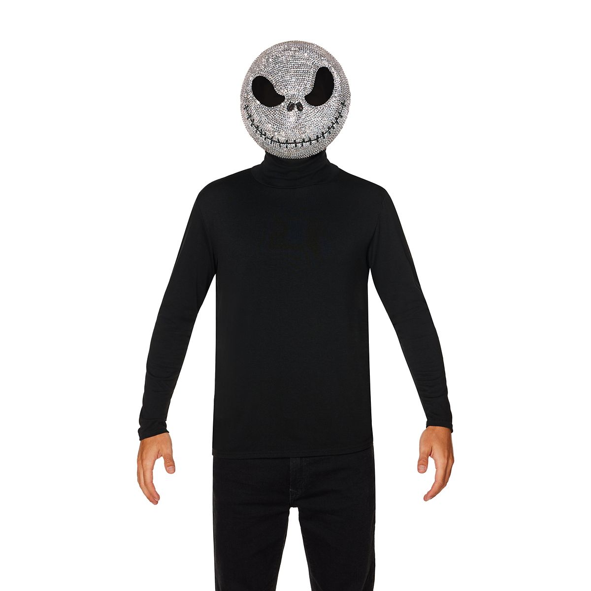 Jack Skellington Bling Half Mask - The Nightmare Before Christmas MULTI-COLOR