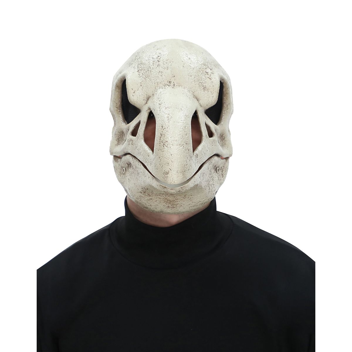 Skeletal Crow Half Mask