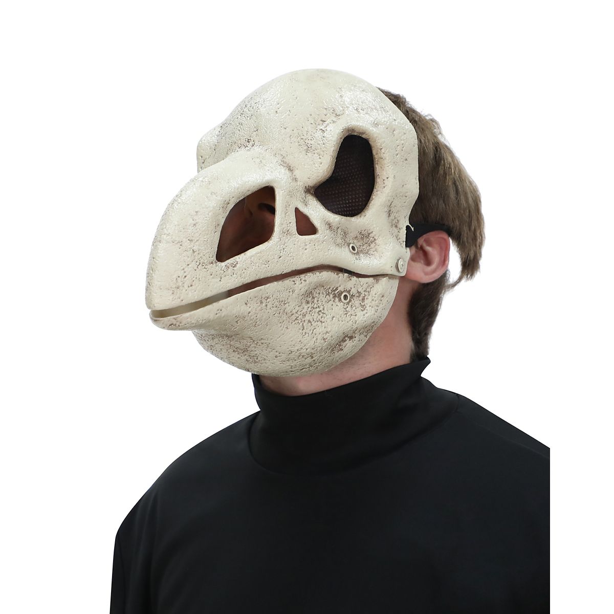 Skeletal Crow Half Mask