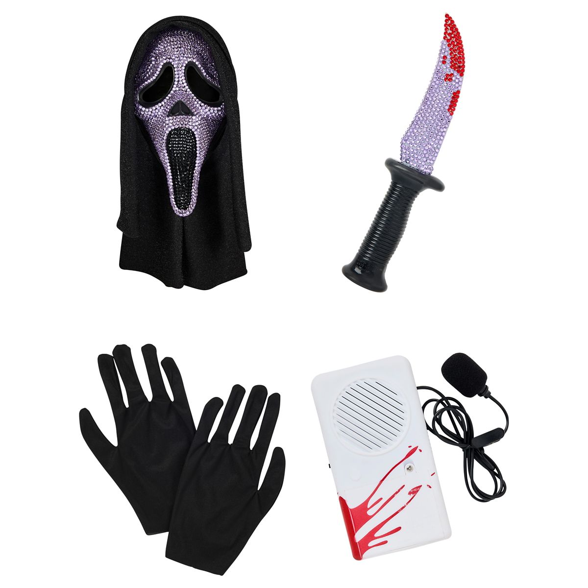 Purple Ghost Face Bling Slayer Kit BLACK AND PURPLE