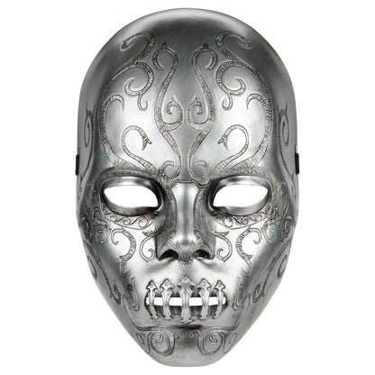 Bellatrix Lestrange Death Eater Half Mask - Harry Potter SILVER AND GOLD