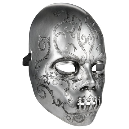 Bellatrix Lestrange Death Eater Half Mask - Harry Potter SILVER AND GOLD