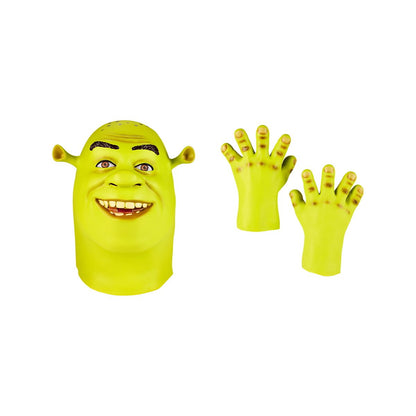 Shrek Full Mask with Hands GREEN