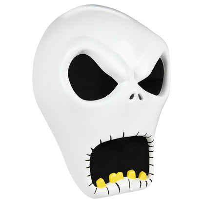 Angry Jack Skellington Half Hask - The Nightmare Before Christmas WHITE