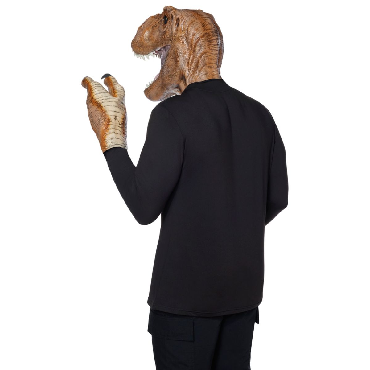 T-Rex Full Mask and Claws Set - Jurassic Park GREEN