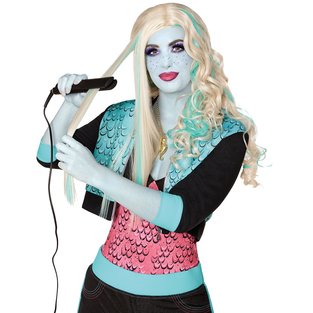 Lagoona Blue Wig - Monster High BLONDE