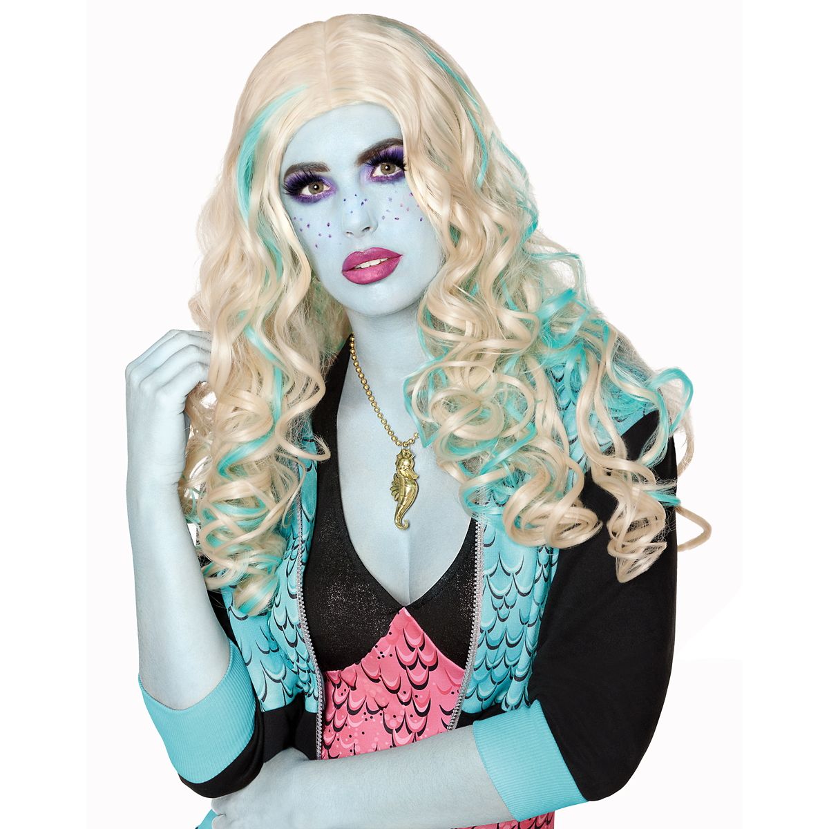 Lagoona Blue Wig - Monster High BLONDE