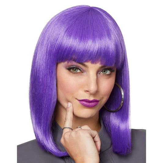 Purple Pageboy Wig PURPLE
