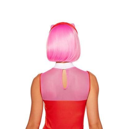 Amy Rose Wig with Ears - Sonic the Hedgehog PINK