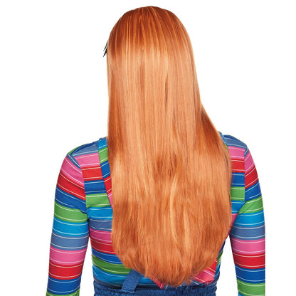 Heat Resistant Long Chucky Wig ORANGE