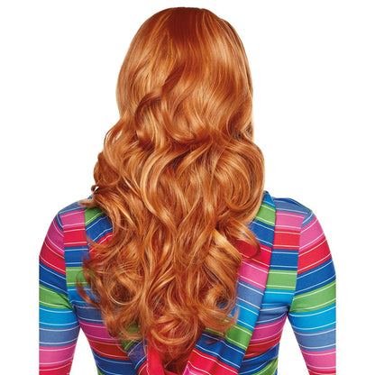 Heat Resistant Long Chucky Wig ORANGE