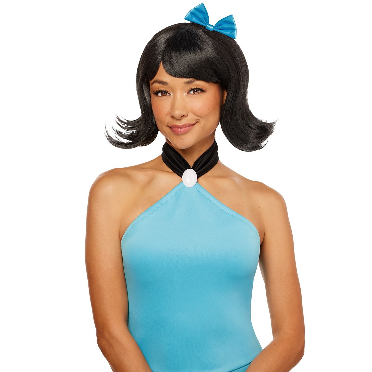 Betty Rubble Wig - The Flintstones BLACK