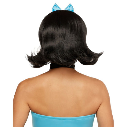 Betty Rubble Wig - The Flintstones BLACK
