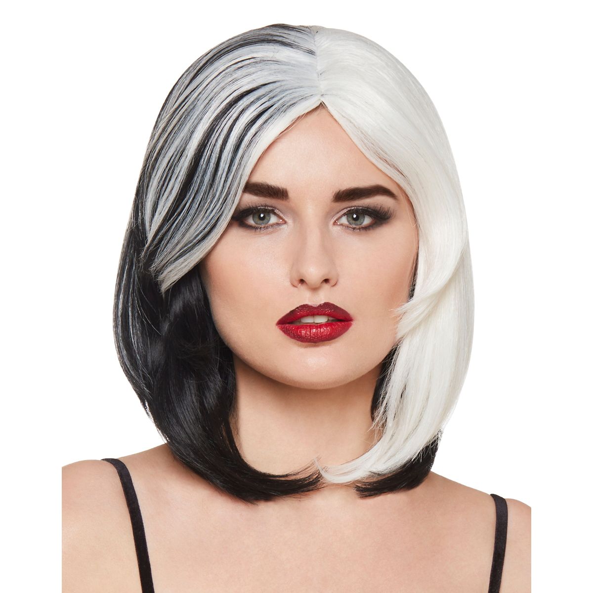 Black and White Wig BLACK AND WHITE