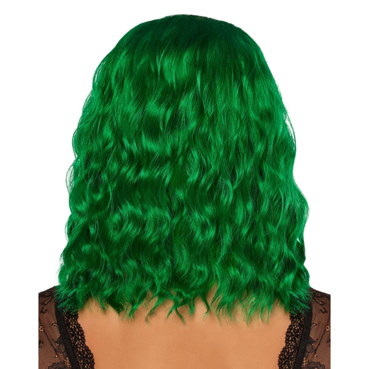Green Wavy Curls Wig GREEN