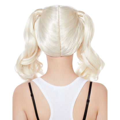 Blonde Pigtail Wig BLONDE