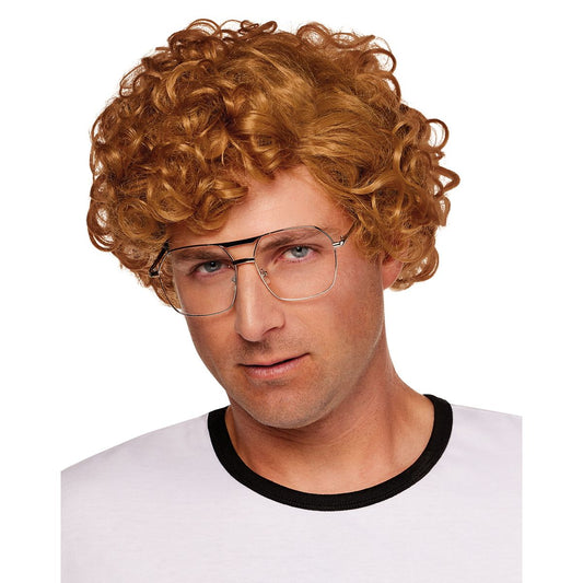 Napoleon Dynamite Wig and Glasses ORANGE