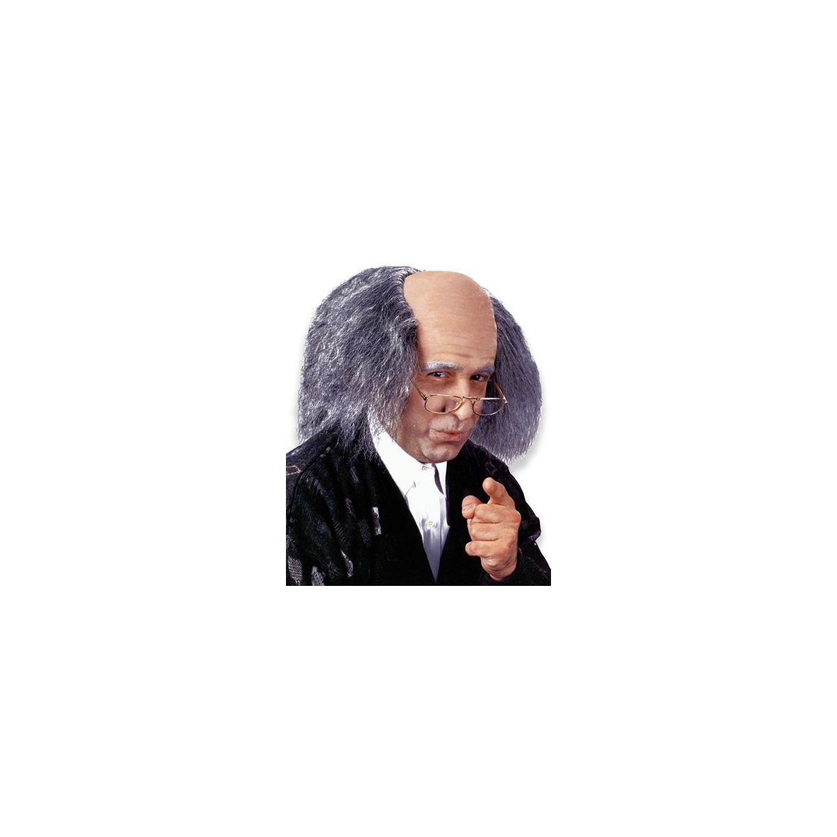 Bald Old Man Wig GRAY