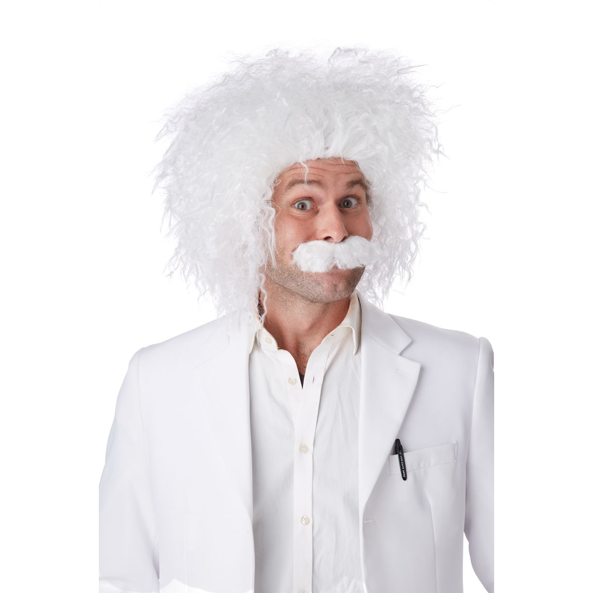 E=mc2 Wig WHITE