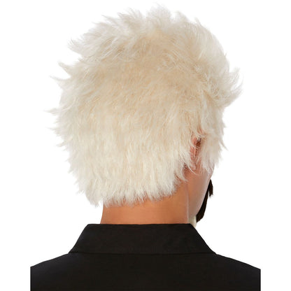 Bleached Spikes Wig With Goatee BLONDE
