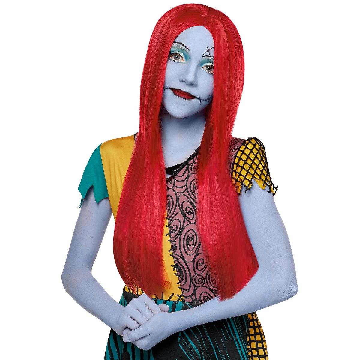Kids Red Sally Wig - The Nightmare Before Christmas RED