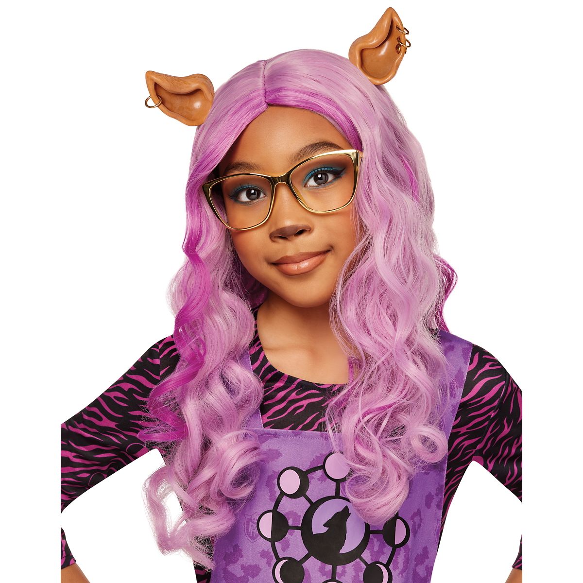 Kids Clawdeen Wolf Wig - Monster High BROWN