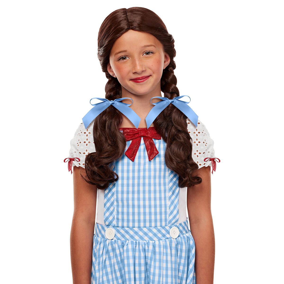Kids Dorothy Wig with Bows - The Wizard of Oz BROWN