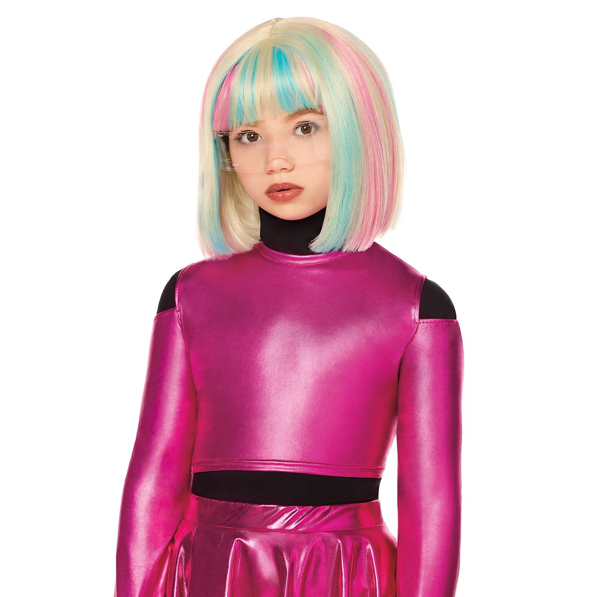 Kids M3GAN 2.0 Cyberpunk Wig BLONDE