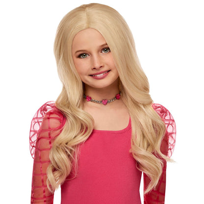 Kids Heat Resistant Blonde Curls Wig BLONDE