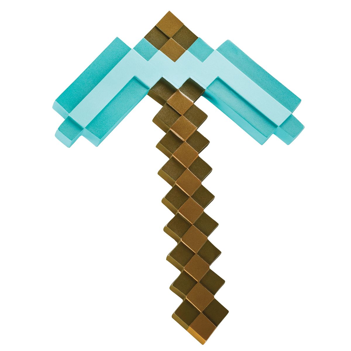 Kids Diamond Pixel Pickaxe - Minecraft TEAL