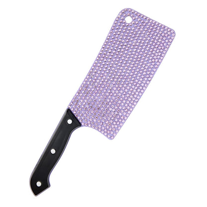 Purple Bling Meat Cleaver LIGHT PURPLE