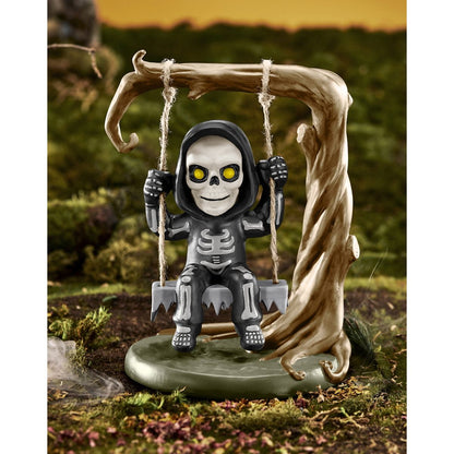 Lil Skelly Bones Collectible Statue BLACK AND WHITE