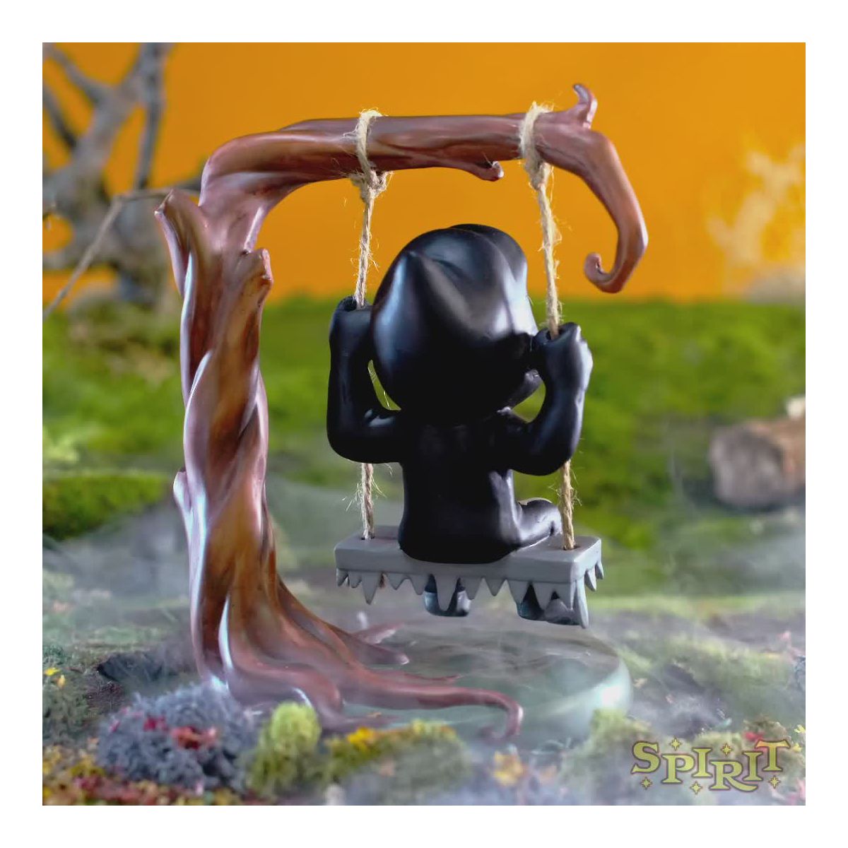 Lil Skelly Bones Collectible Statue BLACK AND WHITE