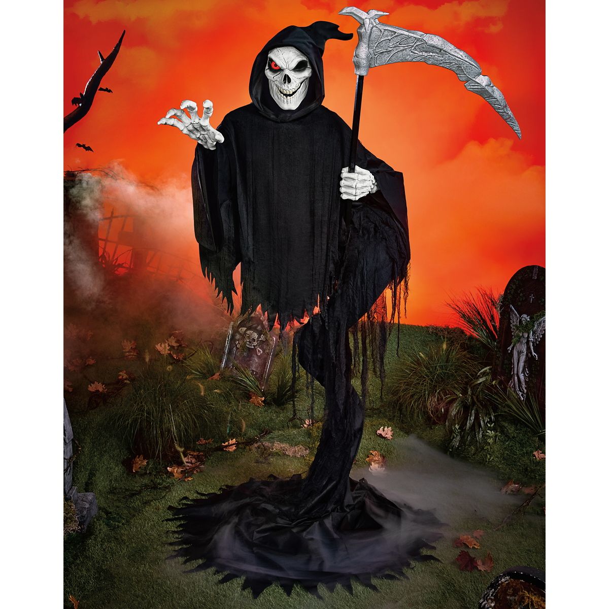 7 Ft 6 In Jack the Reaper Animatronic MULTI-COLOR