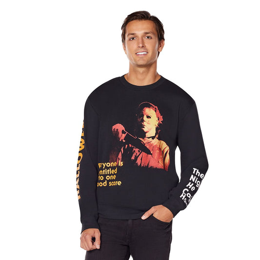 Michael Myers One Good Scare Sweatshirt - Halloween BLACK