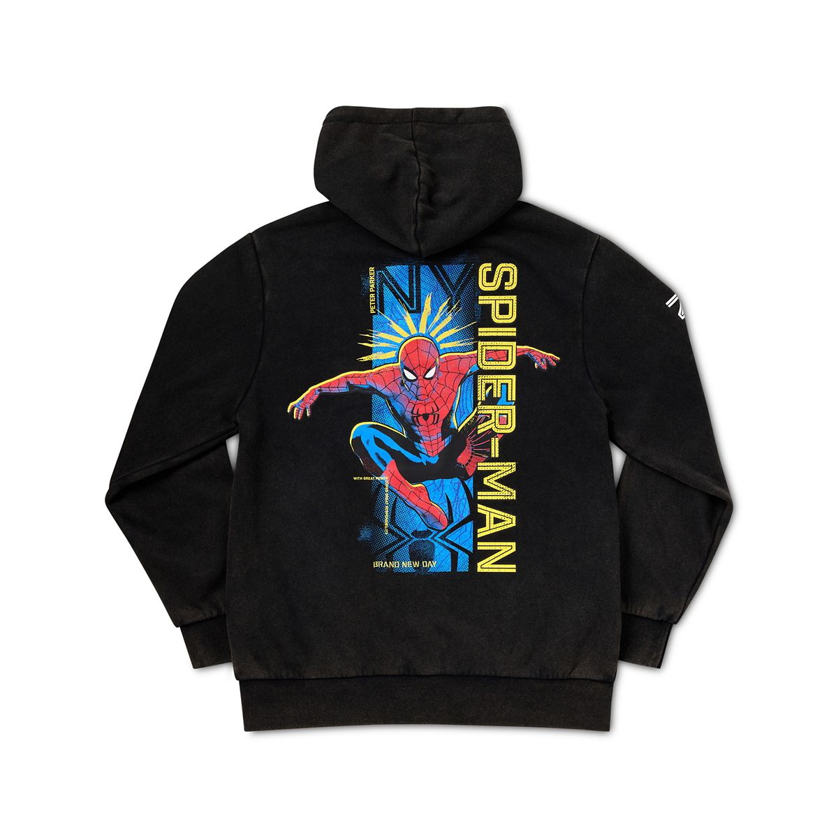 Spider-Man Brand New Day Washed Hoodie - Marvel GRAY